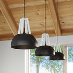 Pendelleuchte CASCO schwarz & weiß Sollux Lighting