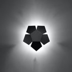Wandleuchte PENTA schwarz Sollux Lighting