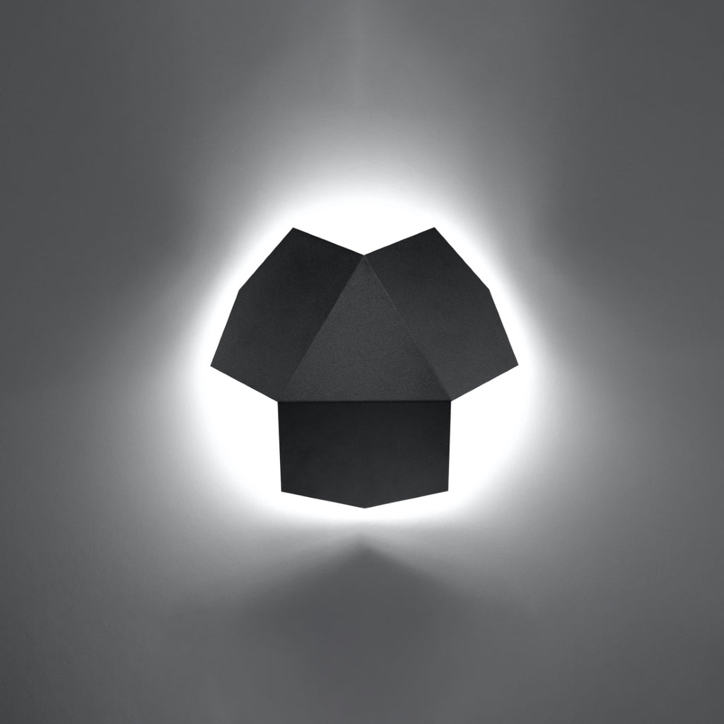 Wandleuchte TRE schwarz Sollux Lighting