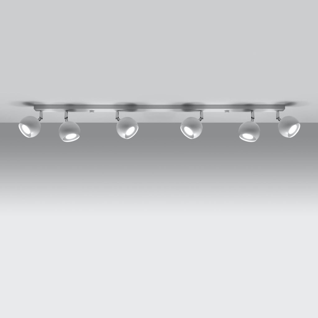 Deckenleuchte - Spot - Strahler OCULARE 6L weiß Sollux Lighting