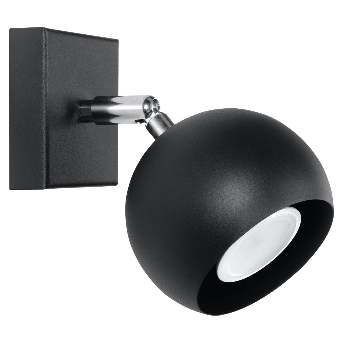 Wandleuchte OCULARE schwarz Sollux Lighting