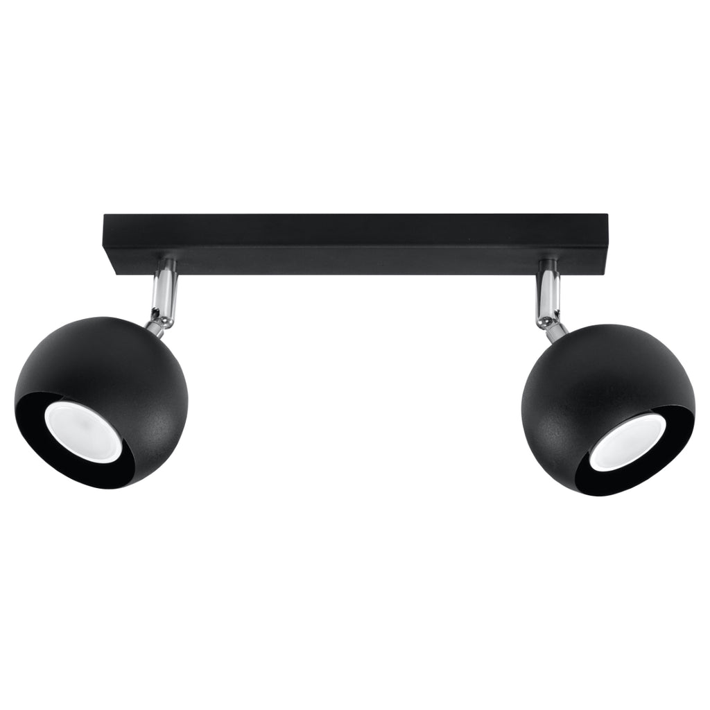 Deckenleuchte - Spot - Strahler OCULARE 2 schwarz Sollux Lighting