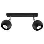 Deckenleuchte - Spot - Strahler OCULARE 2 schwarz Sollux Lighting