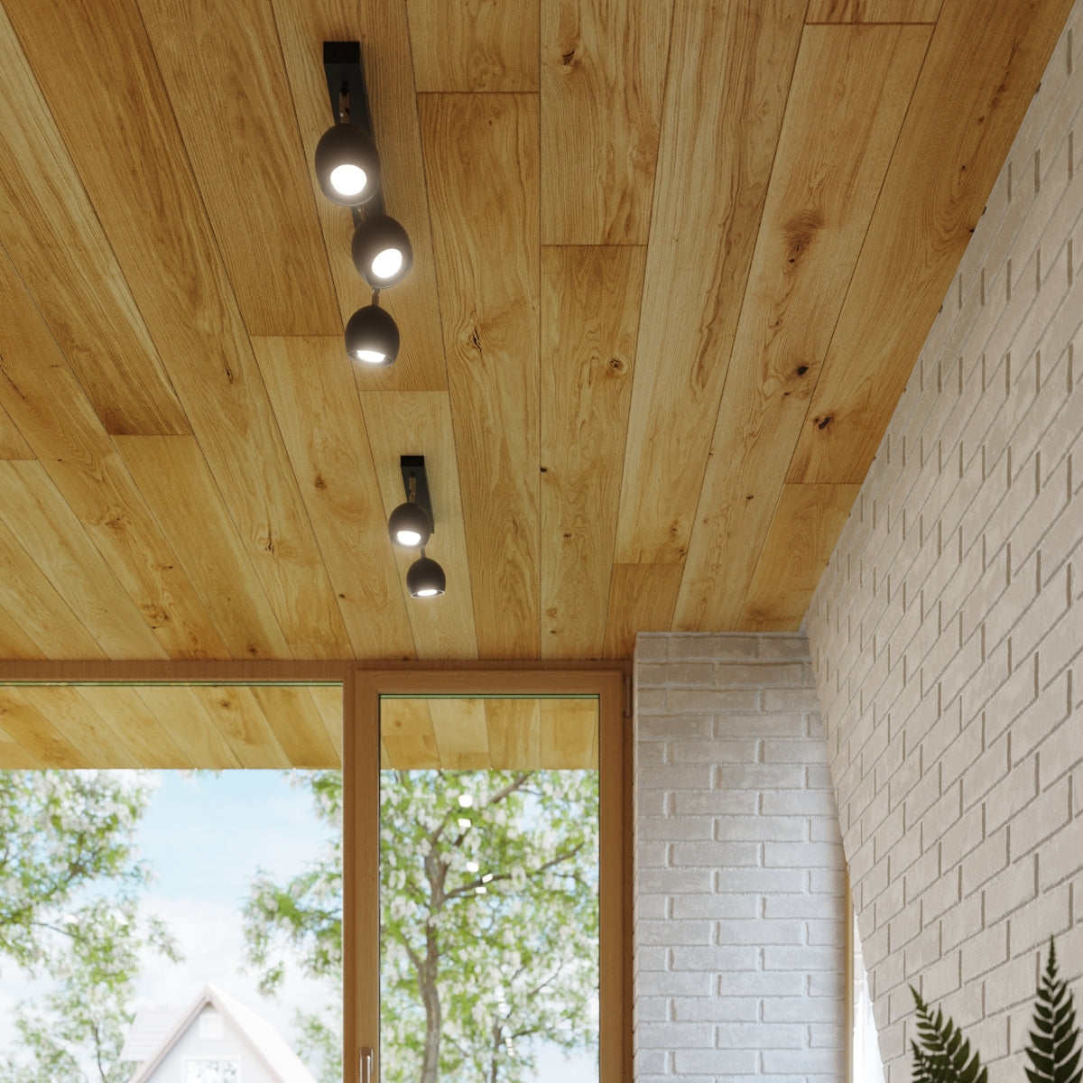Deckenleuchte - Spot - Strahler OCULARE 2 schwarz Sollux Lighting