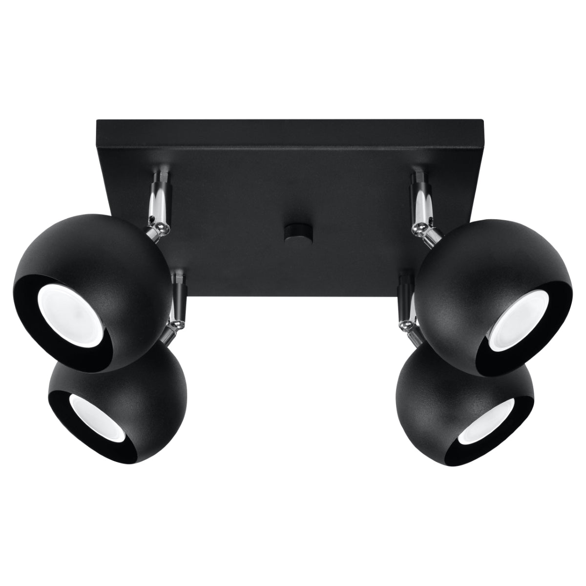 Deckenleuchte - Spot - Strahler OCULARE 4 schwarz Sollux Lighting