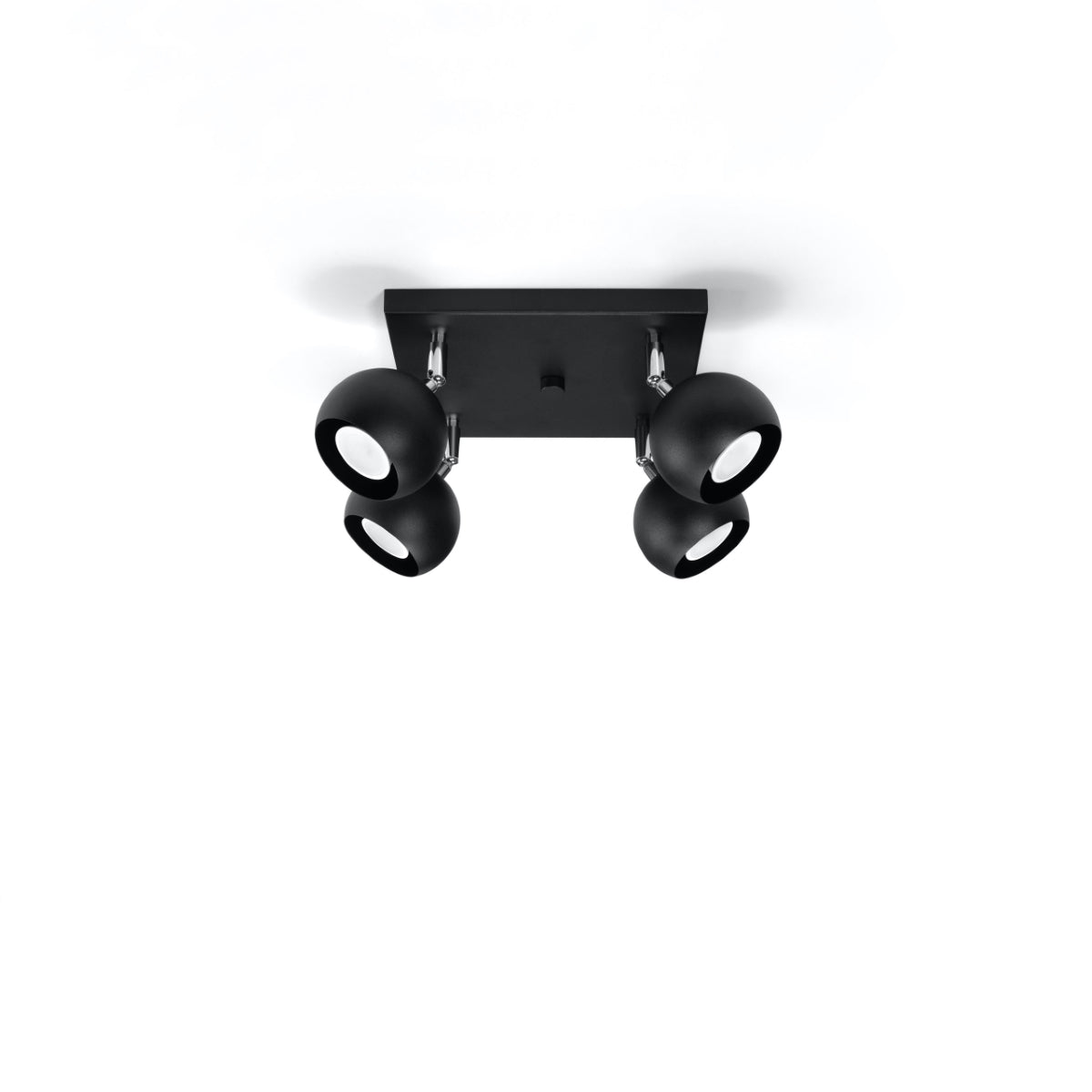 Deckenleuchte - Spot - Strahler OCULARE 4 schwarz Sollux Lighting