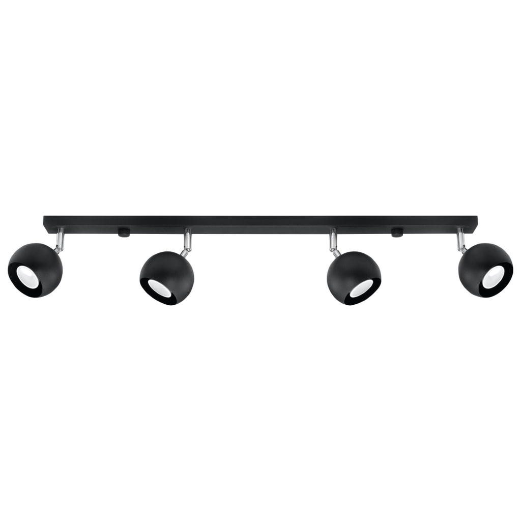 Deckenleuchte - Spot - Strahler OCULARE 4L schwarz Sollux Lighting
