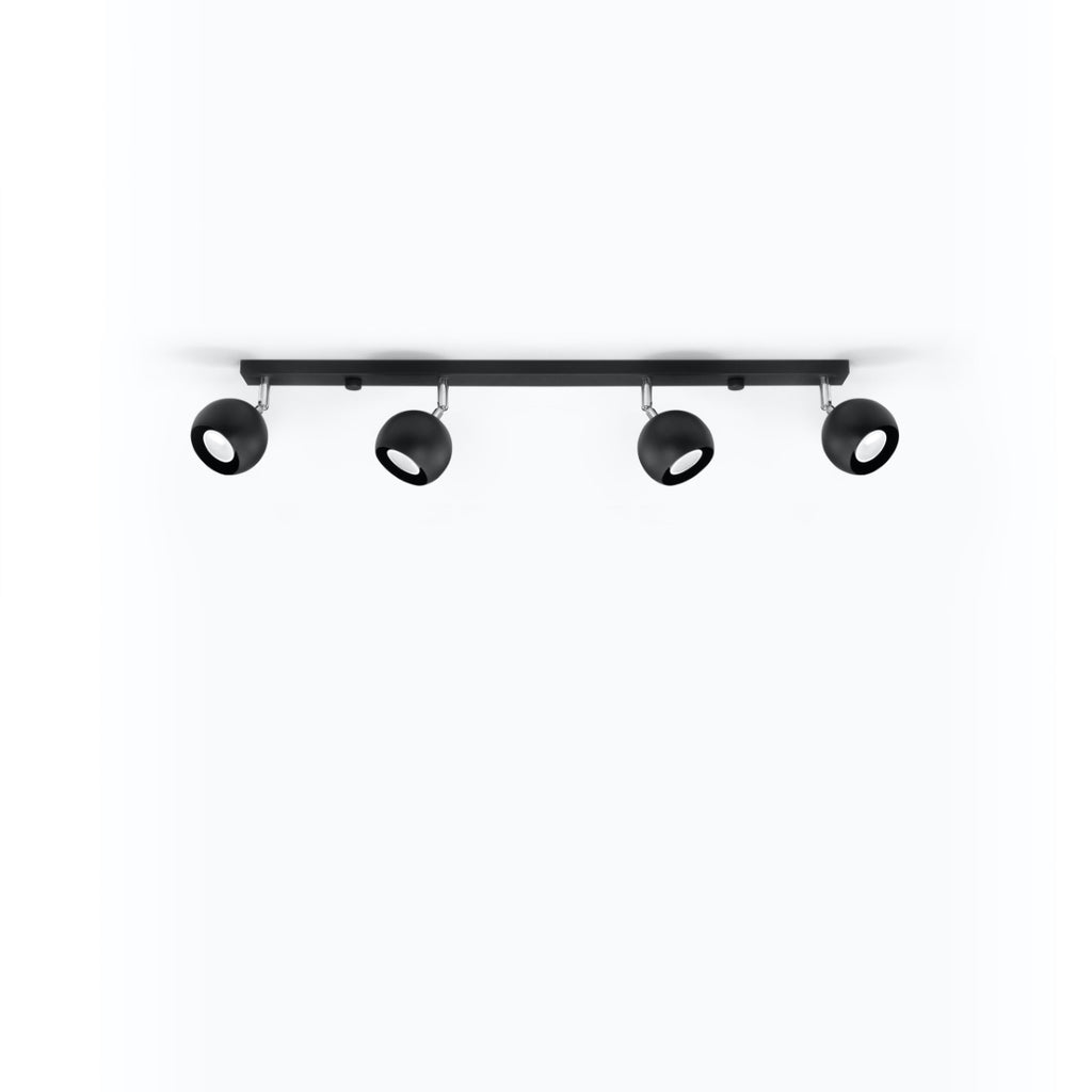 Deckenleuchte - Spot - Strahler OCULARE 4L schwarz Sollux Lighting