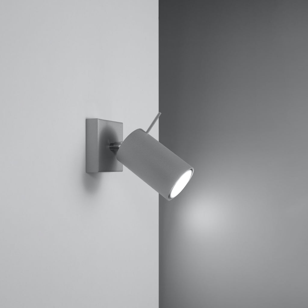 Wandleuchte RING 1 grau Sollux Lighting