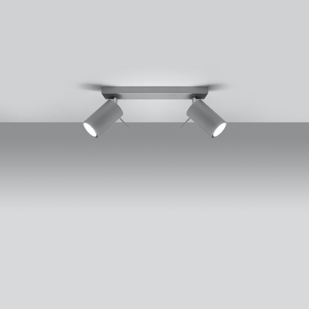 Deckenleuchte - Spot - Strahler RING 2 grau Sollux Lighting