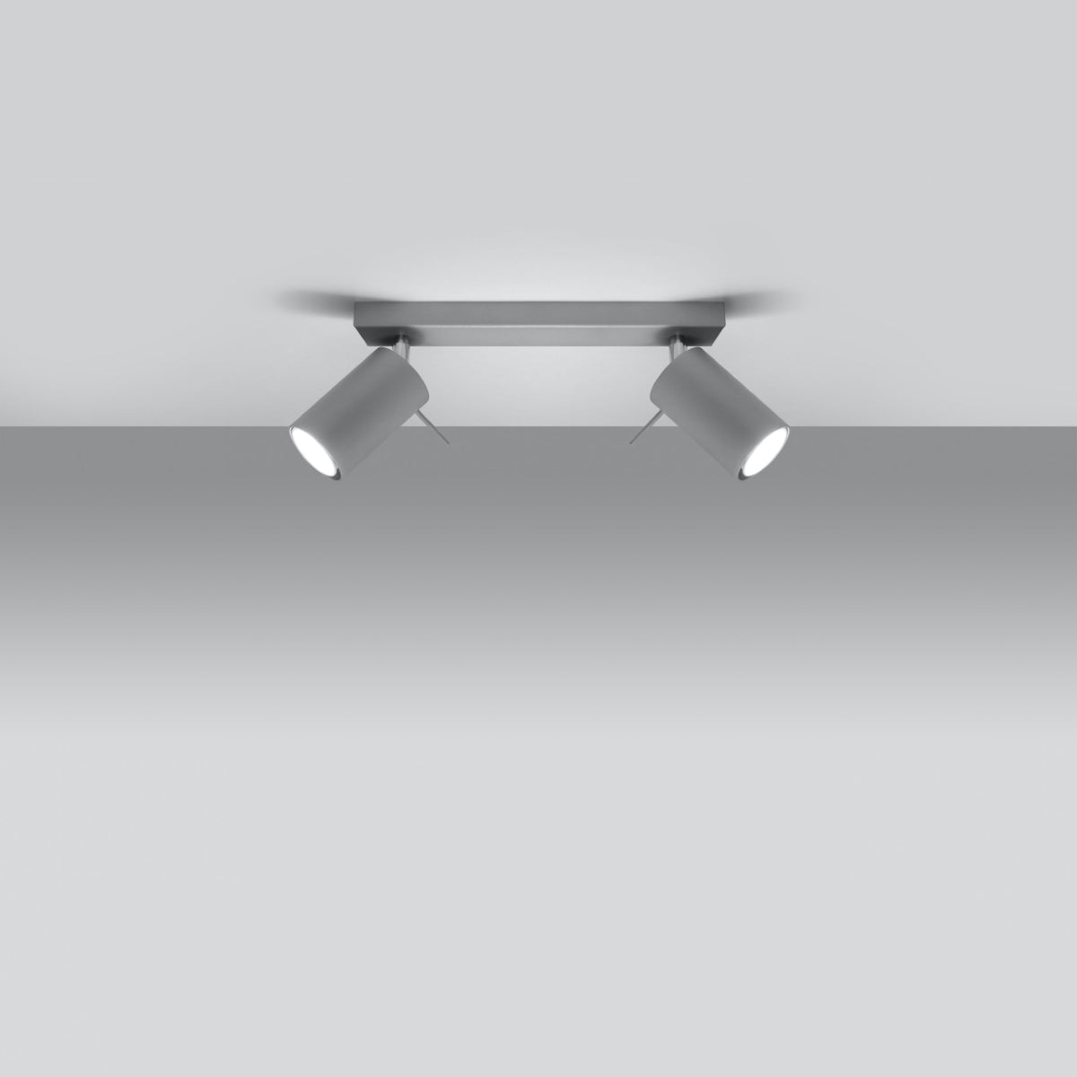 Deckenleuchte - Spot - Strahler RING 2 grau Sollux Lighting