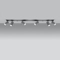 Deckenleuchte - Spot - Strahler RING 6L grau Sollux Lighting
