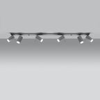 Deckenleuchte - Spot - Strahler RING 6L grau Sollux Lighting