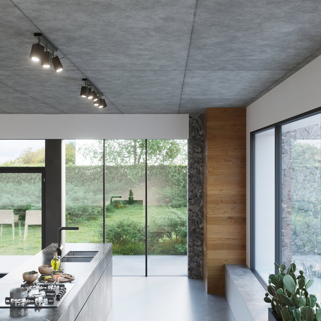 Deckenleuchte - Spot - Strahler MERIDA 4L schwarz Sollux Lighting