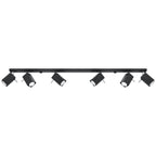 Deckenleuchte - Spot - Strahler MERIDA 6L schwarz Sollux Lighting