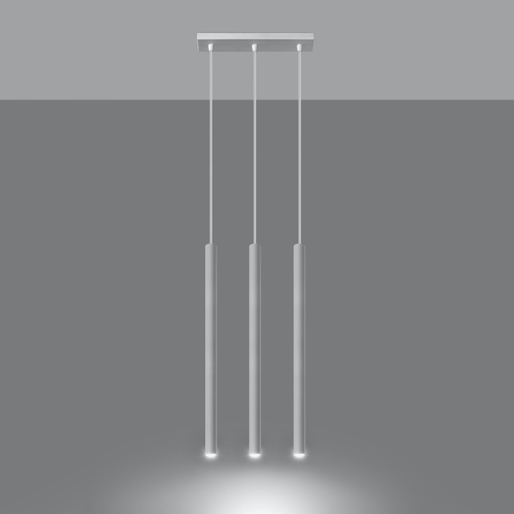 Pendelleuchte PASTELO 3 weiß Sollux Lighting