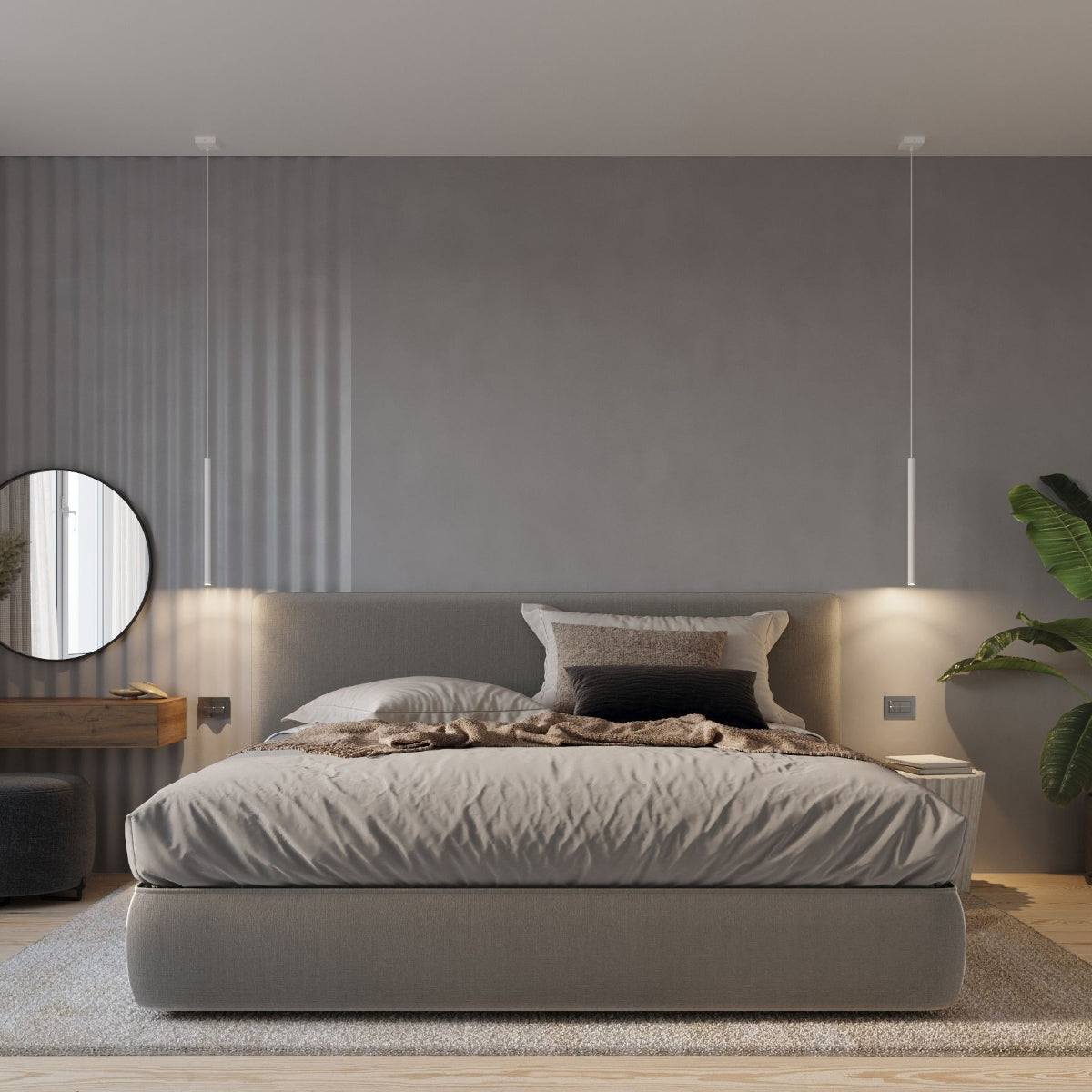 Pendelleuchte PASTELO 3P weiß Sollux Lighting