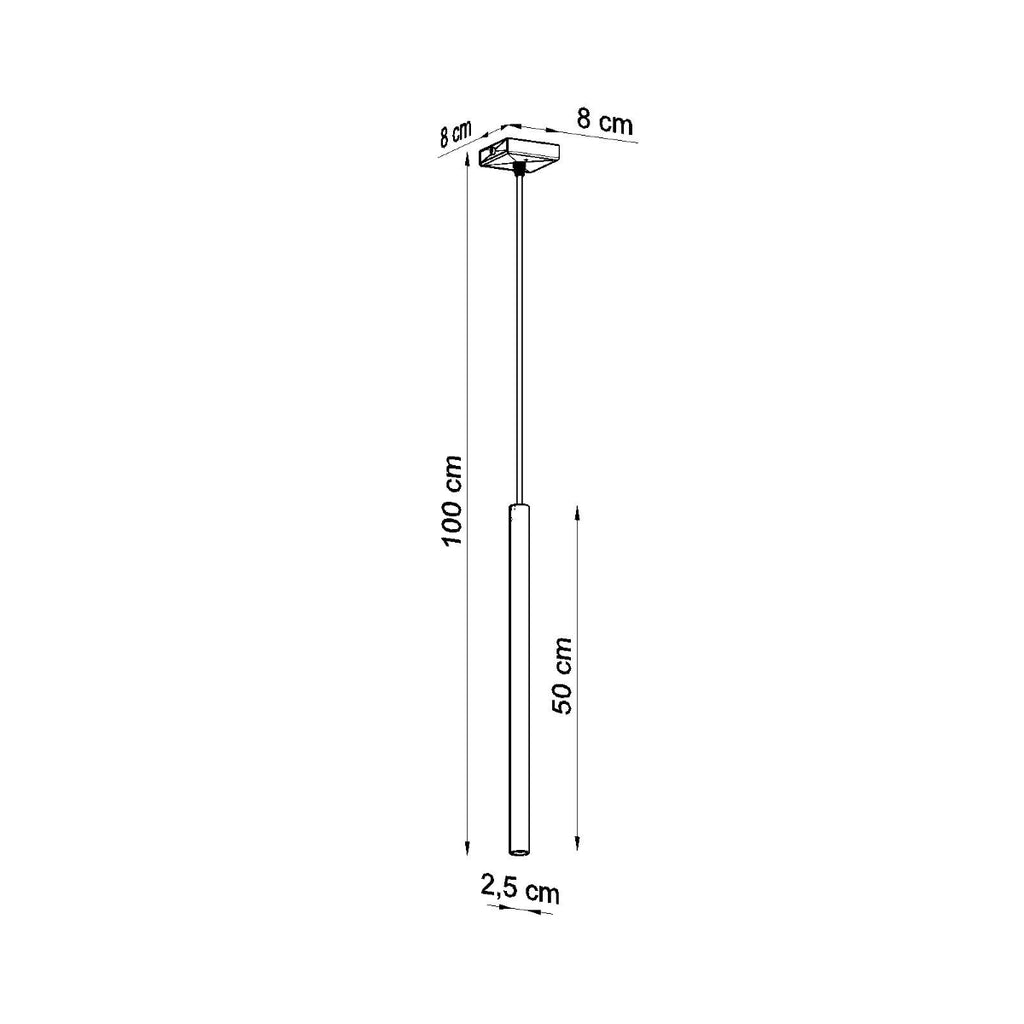 Pendelleuchte PASTELO 1 schwarz Sollux Lighting