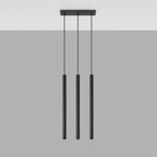 Pendelleuchte PASTELO 3 schwarz Sollux Lighting