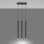 Pendelleuchte PASTELO 3 schwarz Sollux Lighting