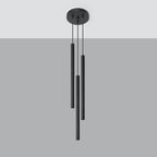 Pendelleuchte PASTELO 3P schwarz Sollux Lighting