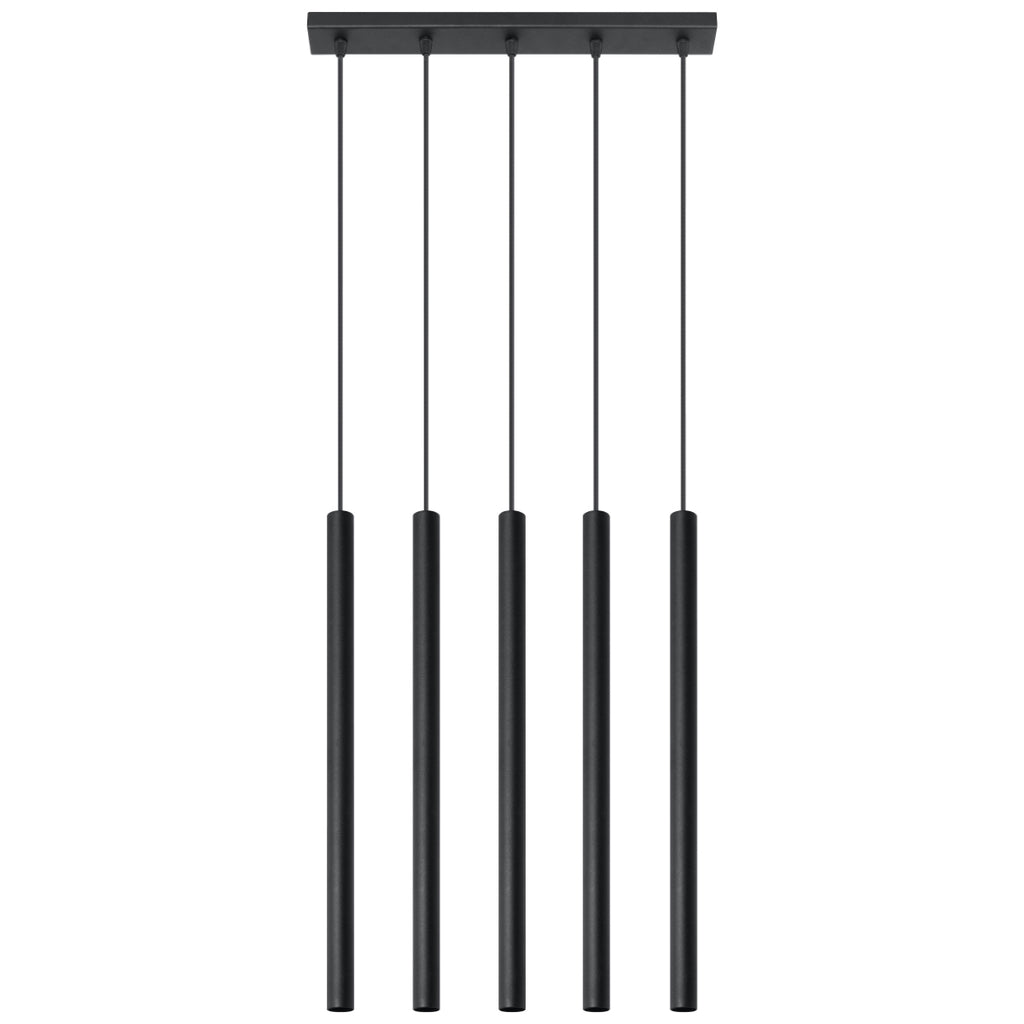 Pendelleuchte PASTELO 5 schwarz Sollux Lighting