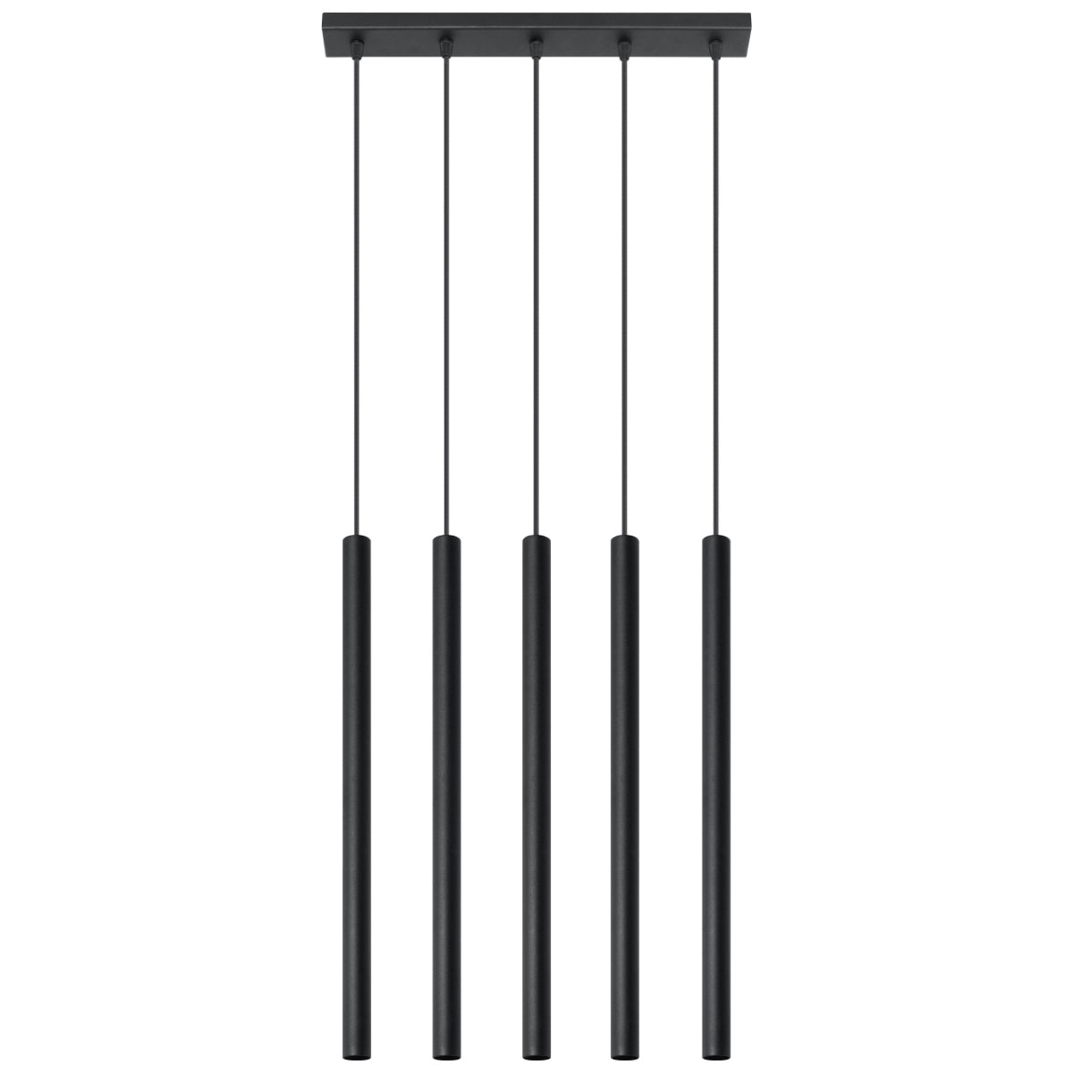 Pendelleuchte PASTELO 5 schwarz Sollux Lighting