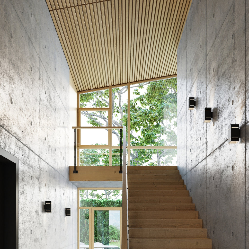 Wandleuchte BLOCCO schwarz Sollux Lighting