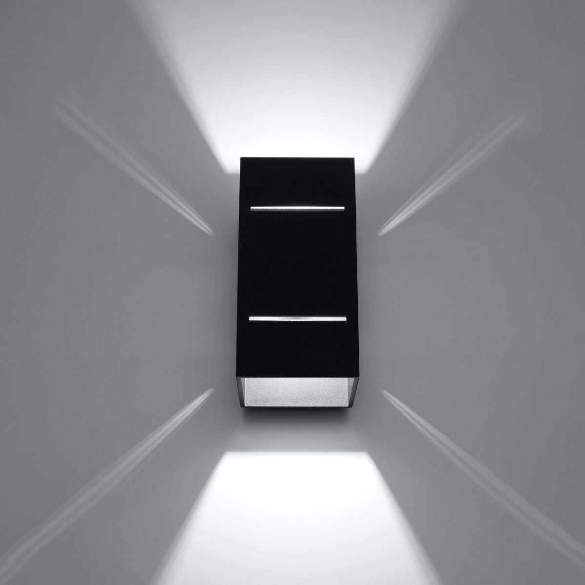 Wandleuchte BLOCCO schwarz Sollux Lighting