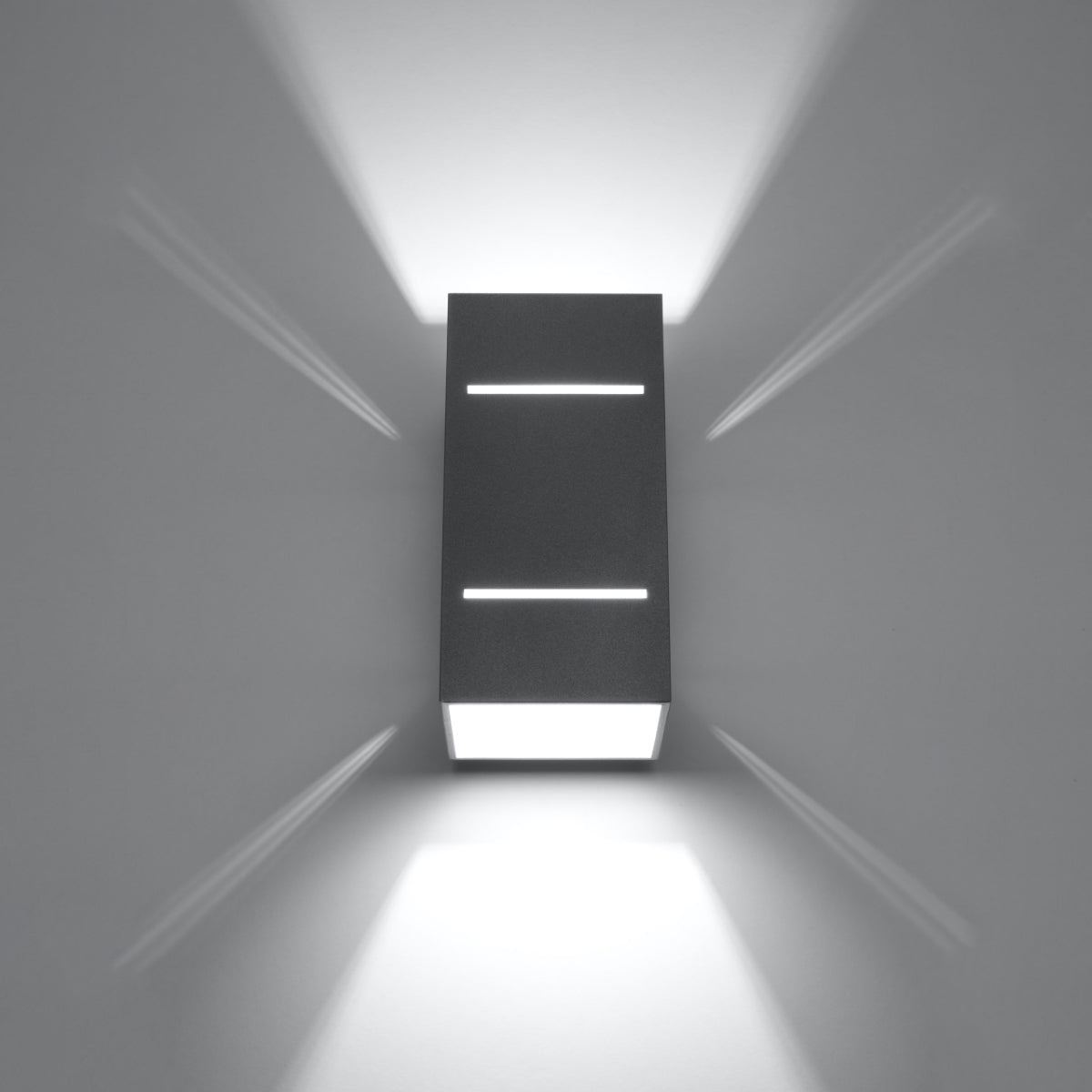 Wandleuchte BLOCCO grau Sollux Lighting
