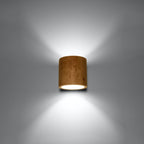 Wandleuchte ORBIS Naturholz Sollux Lighting