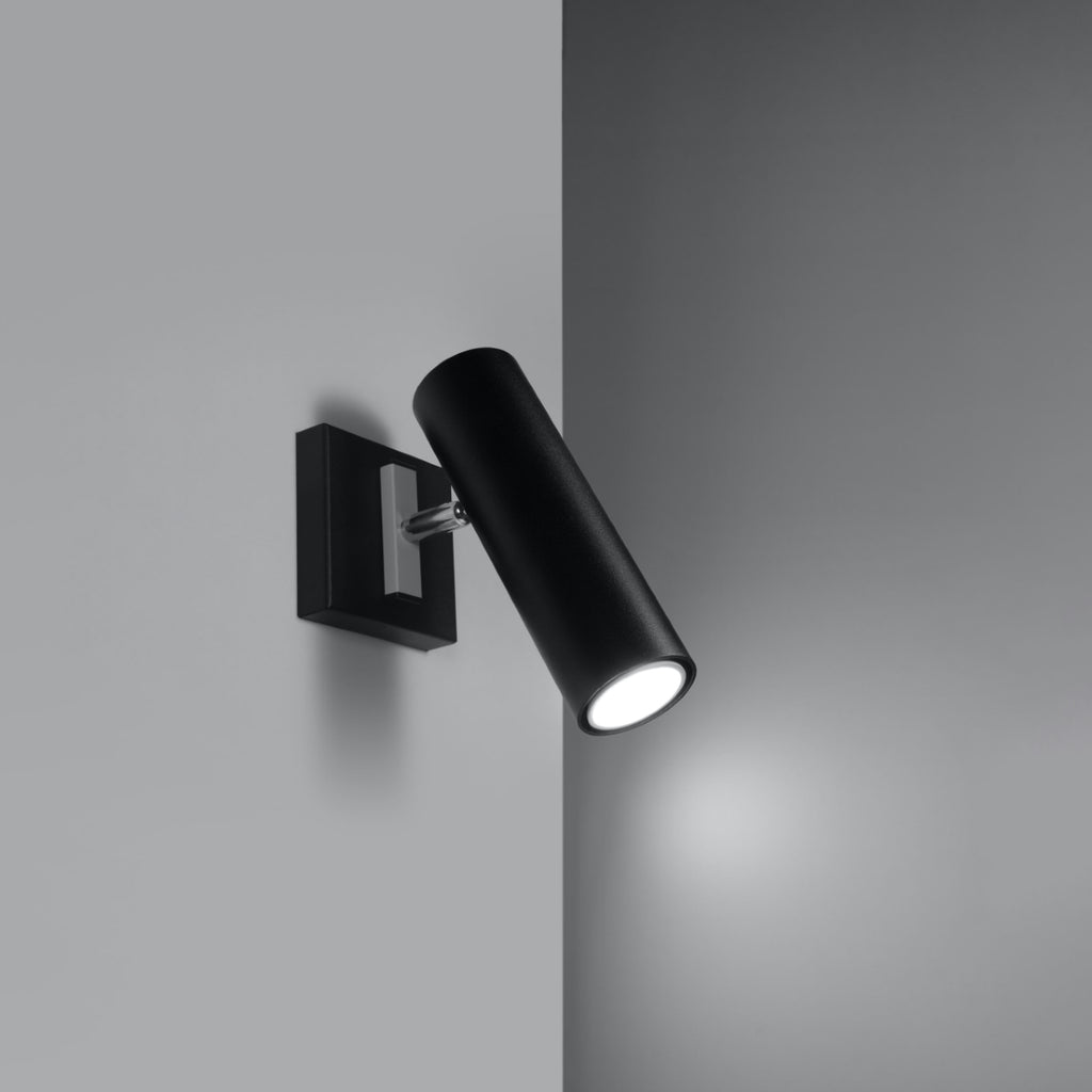 Wandleuchte DIREZIONE schwarz Sollux Lighting
