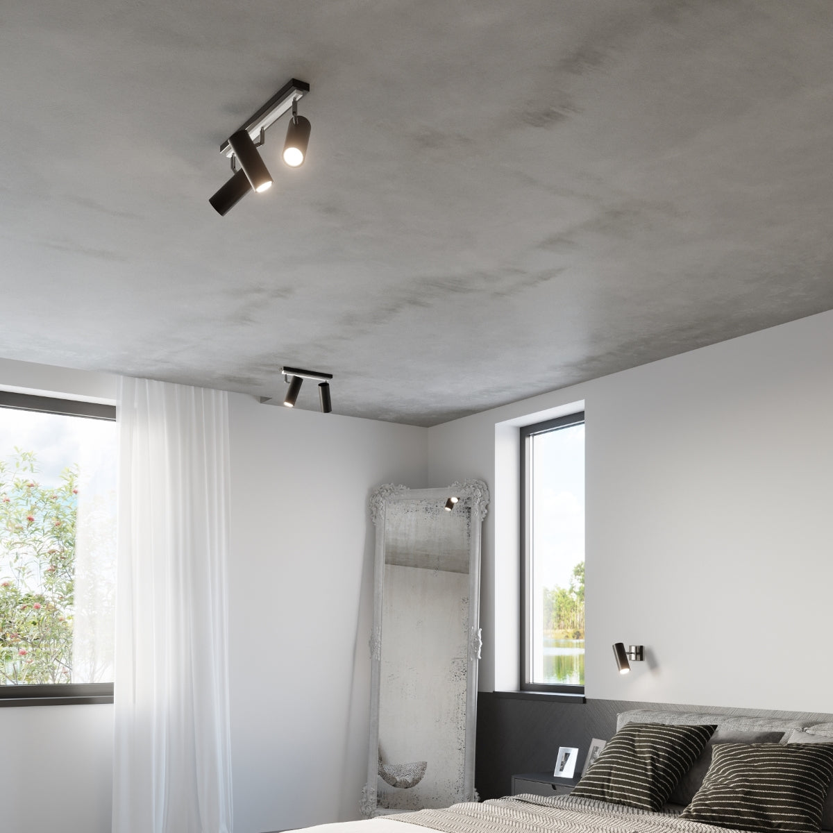 Deckenleuchte - Spot - Strahler DIREZIONE 1 schwarz Sollux Lighting