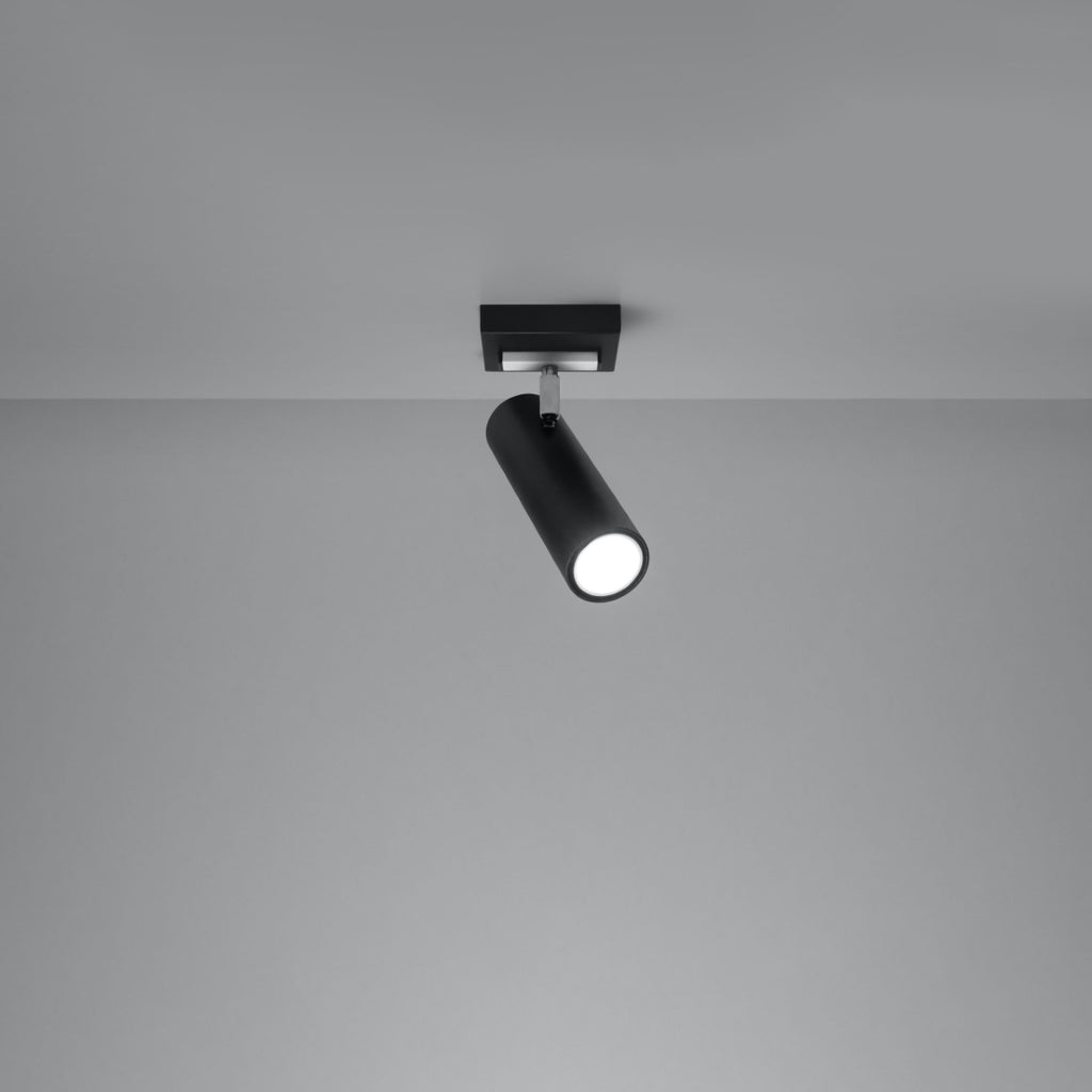 Deckenleuchte - Spot - Strahler DIREZIONE 1 schwarz Sollux Lighting