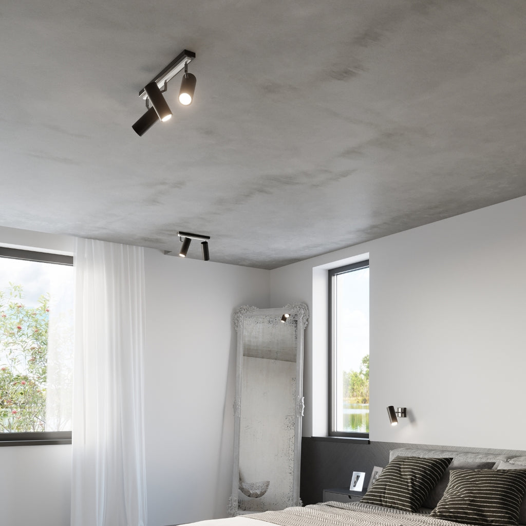 Deckenleuchte - Spot - Strahler DIREZIONE 2 schwarz Sollux Lighting