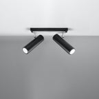 Deckenleuchte - Spot - Strahler DIREZIONE 2 schwarz Sollux Lighting