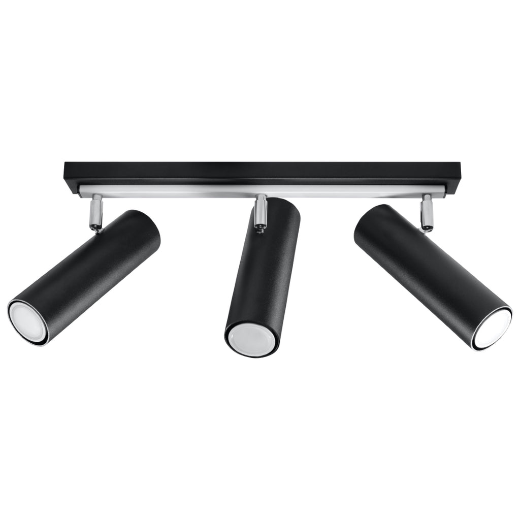 Deckenleuchte - Spot - Strahler DIREZIONE 3 schwarz Sollux Lighting