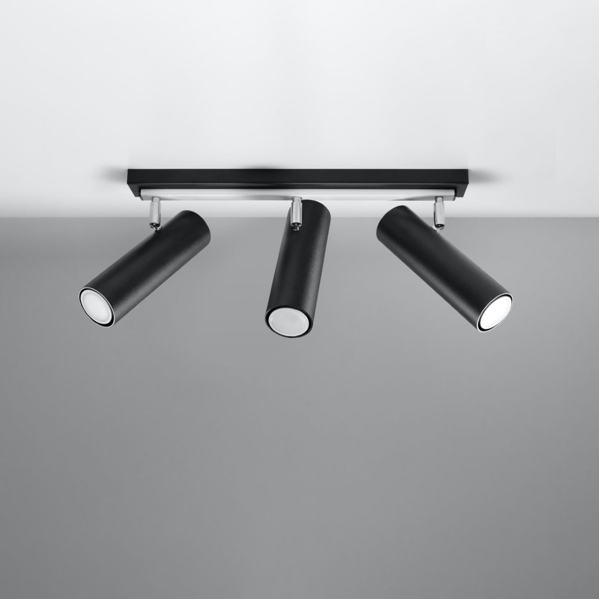 Deckenleuchte - Spot - Strahler DIREZIONE 3 schwarz Sollux Lighting