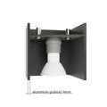 Wandleuchte QUAD MAXI grau Sollux Lighting
