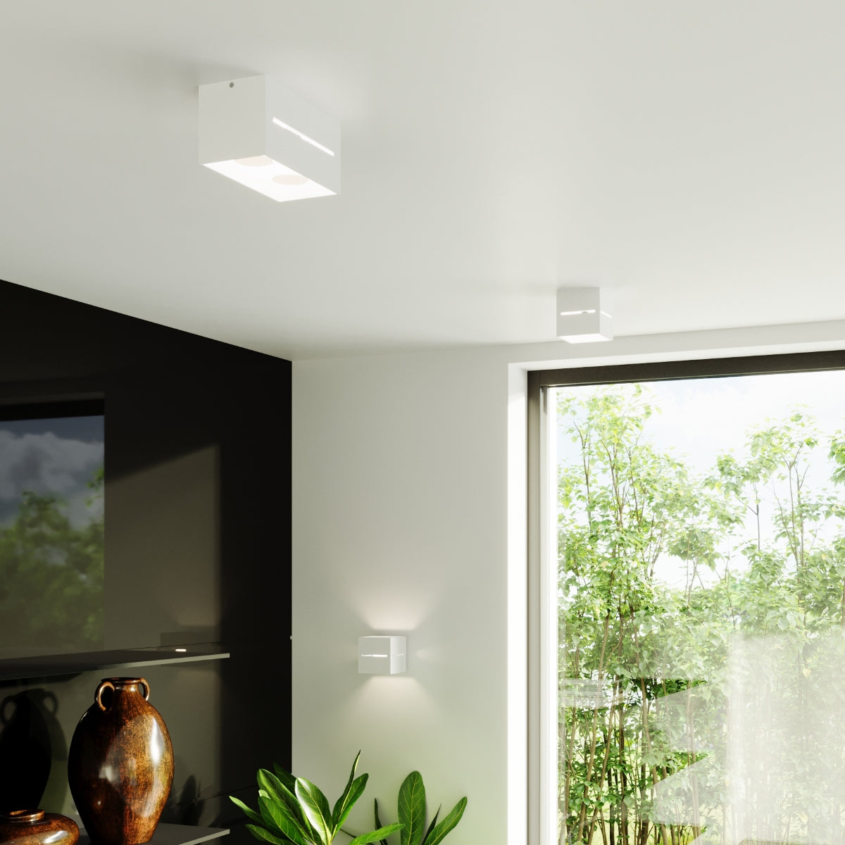 Wandleuchte LOBO MAXI weiß Sollux Lighting