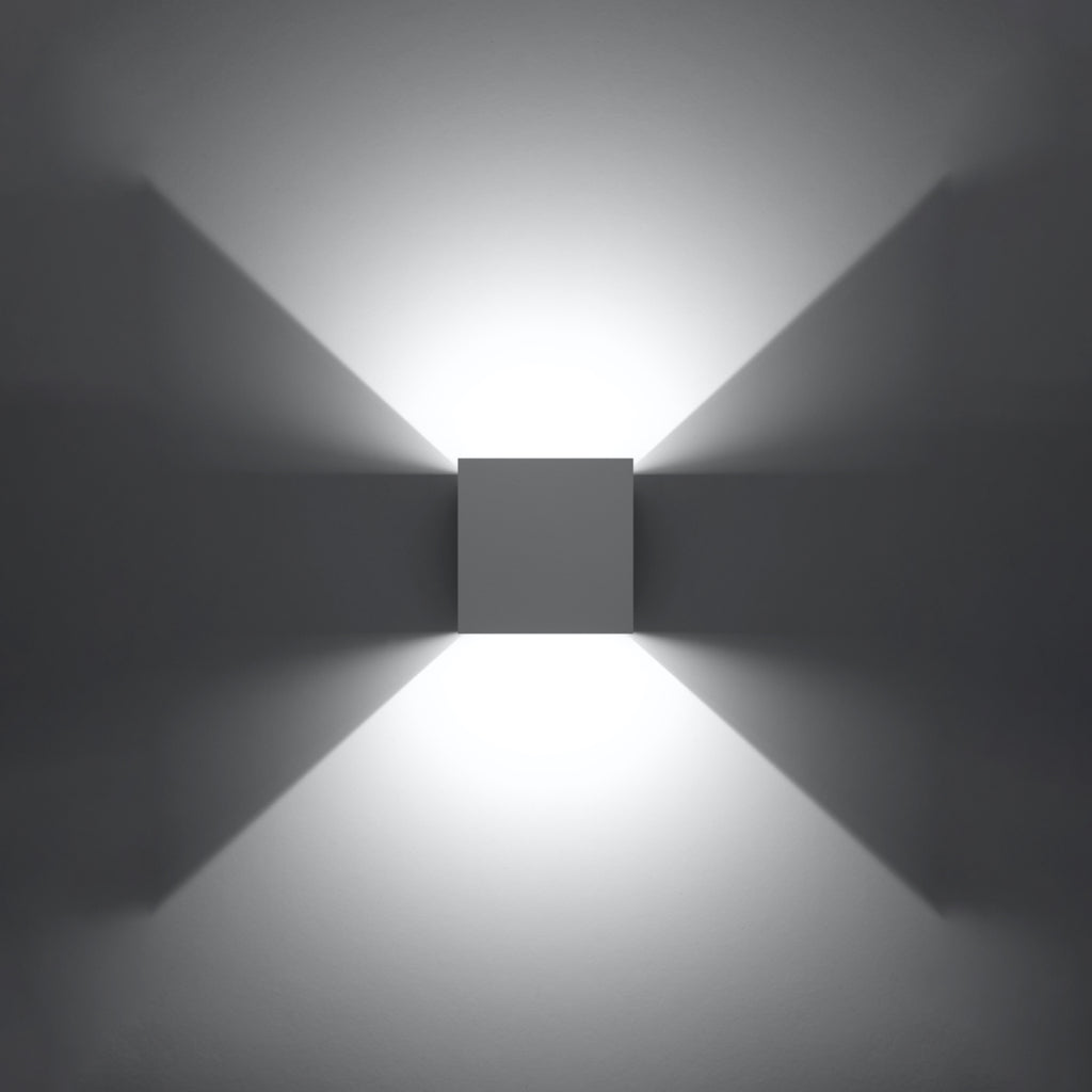 Wandleuchte LUCA weiß LED (Innen & Außen) Sollux Lighting
