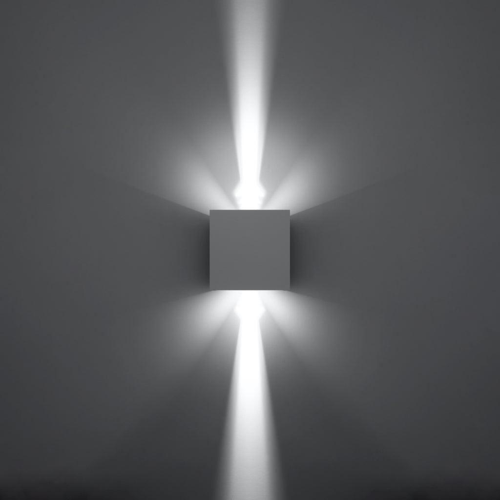 Wandleuchte LUCA weiß LED (Innen & Außen) Sollux Lighting