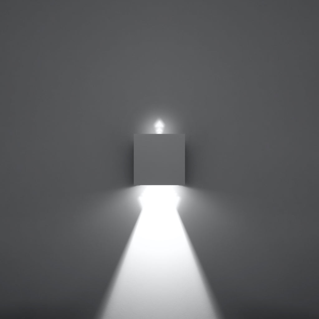Wandleuchte LUCA weiß LED (Innen & Außen) Sollux Lighting