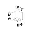 Wandleuchte LUCA schwarz LED (Innen & Außen) Sollux Lighting