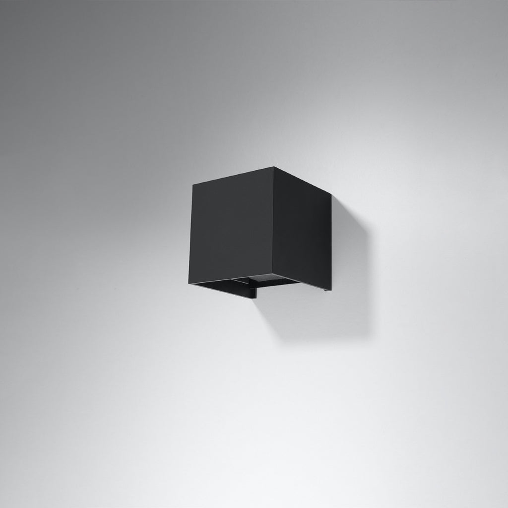Wandleuchte LUCA schwarz LED (Innen & Außen) Sollux Lighting