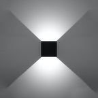 Wandleuchte LUCA schwarz LED (Innen & Außen) Sollux Lighting