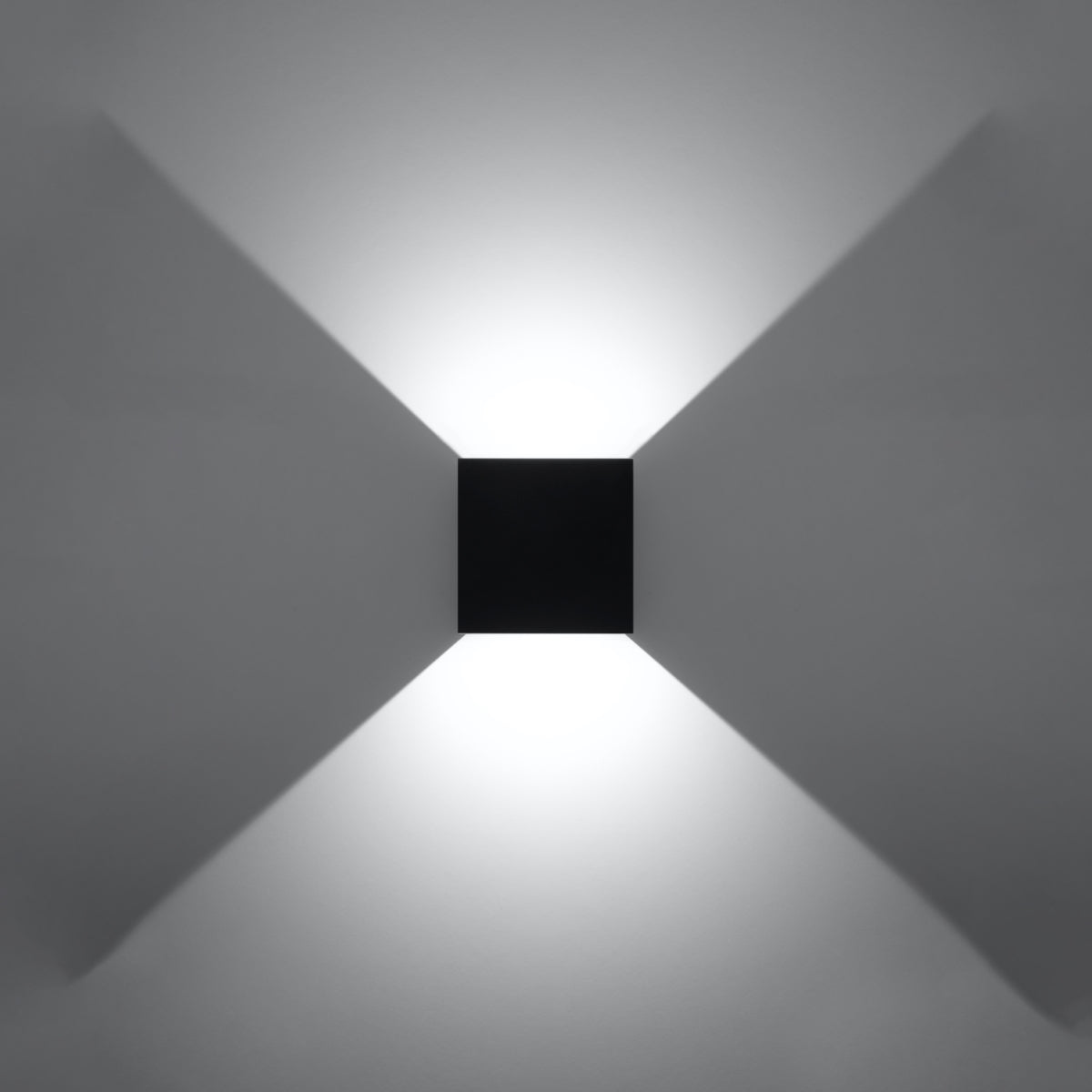 Wandleuchte LUCA schwarz LED (Innen & Außen) Sollux Lighting
