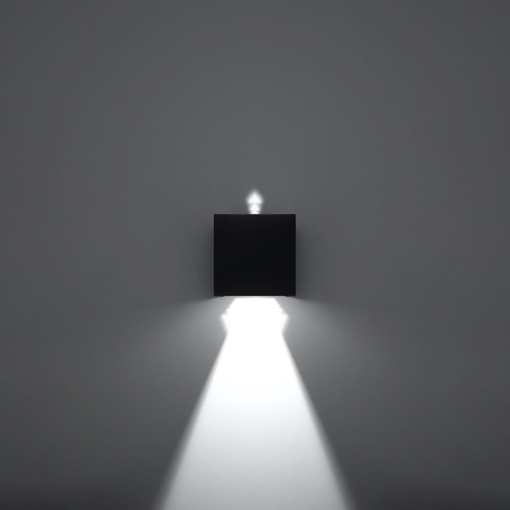 Wandleuchte LUCA schwarz LED (Innen & Außen) Sollux Lighting