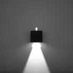 Wandleuchte LUCA schwarz LED (Innen & Außen) Sollux Lighting