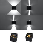 Wandleuchte LUCA schwarz LED (Innen & Außen) Sollux Lighting